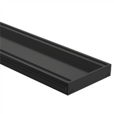 Drainlab - Linear Drain Tile Insert - Up to 10mm Tile - 3600mmL x 20mmH - Black